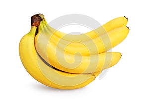 Bananas bunch isolated