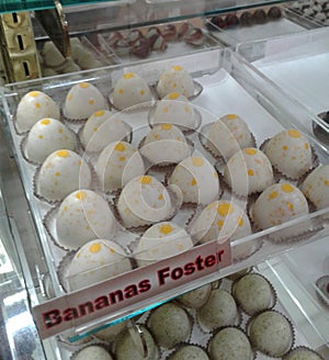 Bananas Foster Candy Eggs
