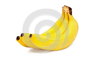 Bananas isolated on white background