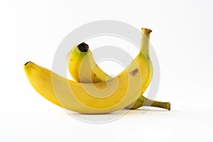 Bananas isolated on white background