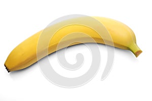 Bananas on white background - close-up