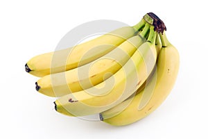 Bananas white background