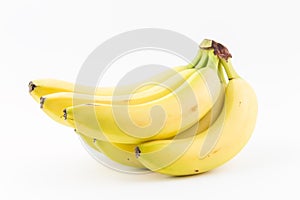 Bananas white background