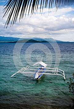 Banca, traditional white phishing philippines boat