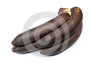 Banch of black bananas
