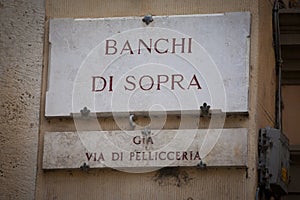 Banchi di Sopra in Siena photo