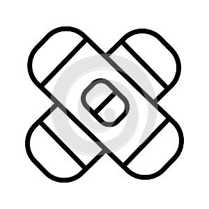 Band aid, bandage Isolated Vector icon which can easily modify or edit