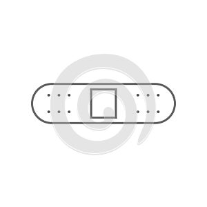 Band aid icon. Element of web for mobile concept and web apps icon. Outline, thin line icon for website design and development,