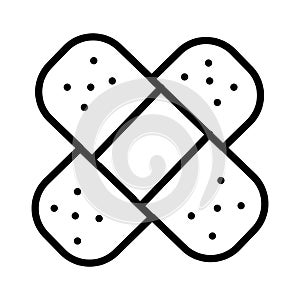 Band aid Isolated Vector icon which can easily modify or edit