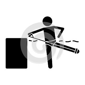 Band glyph vector icon which can easily modify or edit