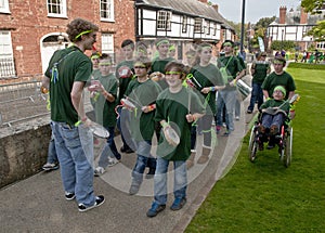 The Band of Rude Noises perform