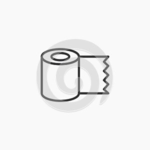 Bandage roll icon vector