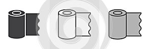 Bandage roll icon vector