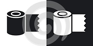 Bandage roll icon vector