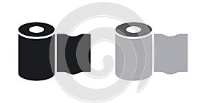 Bandage roll icon vector
