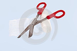 Bandage and Scissors