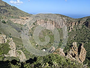 Bandama Natural Monument on Gran Canaria island