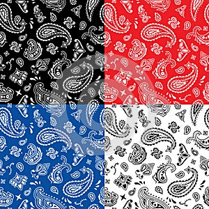 Bandana Seamless Pattern photo