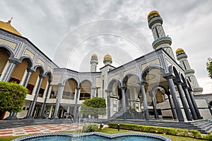 Bandar Seri Begawan,Brunei Darussalam-MARCH 31,2017: Jame Asr Hassanil Bolkiah Mosque