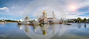 Bandar Seri Begawan,Brunei Darussalam-MARCH 31,2017: Sultan Omar Ali Saifuddin Mosque