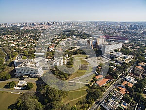 Bandeirantes Palace, Government of the State of Sao Paulo, in the Morumbi neighborhood, Brazil