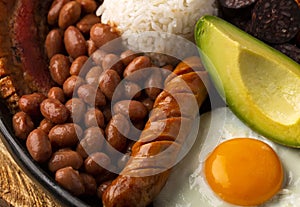 Bandeja paisa - Typical food of Colombia photo