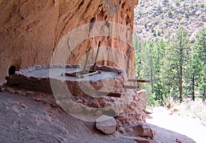 Bandelier National Monument Kiva at Alcove house