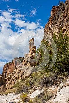 Bandelier National Monument near Los Alamos, New Mexico