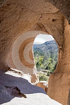 Bandelier National Monument near Los Alamos, New Mexico