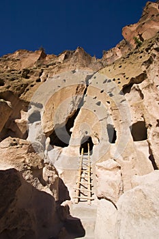 Bandelier New Mexico Cliff Dwellings photo