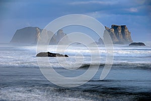 Bandon Beach Seastacks