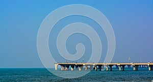 `The Bandra-Worli Sea Link`, located in Mumbai city Maharashtra
