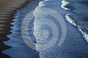 Bands of waves, Playa Nancite, Costa Rica