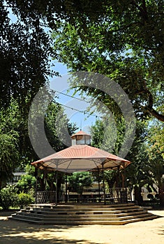 Bandstand in Paseo del Prado, Ciudad Real, Spain