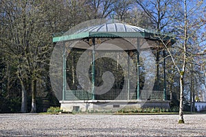 Bandstand in Public Gardens, Saint Omer, France
