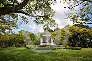 The Bandstand in Singapore Botanic Gardens.