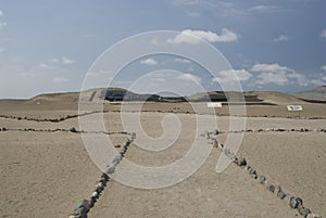 Bandurria ish a monumental archaeological site located south of the Peruvian town of Huacho