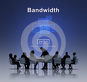 Bandwidth Broadband Connection Data Information Internet Concept