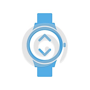Bandwidth concept smart technology, smartwatch, watch icon