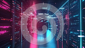 bandwidth glitch-transitioning data server