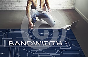 Bandwidth Internet Online Connection Technology Concept