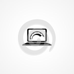 bandwidth, internet speed simple isolated icon. bandwidth, internet speed simple isolated vector icon. bandwidth, internet