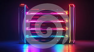 bandwidth streaming server rack