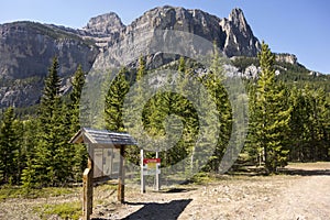 Banff National Park East Boundary Ghost Area Alberta Foothills Devil`s Gap