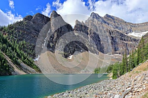 Banff National Park with Lake Agnes in the Canadian Rocky Mountains, Alberta