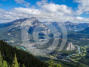 Banff National Park from Sulphur Mountain photo