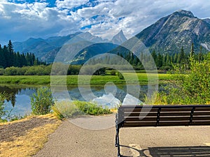 This Banff National Park trail is a popular recreation route for activities like hiking, sightseeing, birdwatching and horseback r