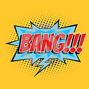 Bang comic word