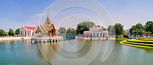 Bang Pa-In Royal Palace, also known as the Summer Palace, is a palacecomplex formerly used by the Thai kings. Phra Thinang Uthaya