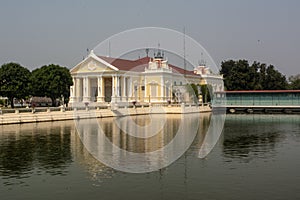 Bang Pa-In Royal Palace or the Summer Palace that is a palace complex formerly used by the Thai kings in Ayutthaya Province